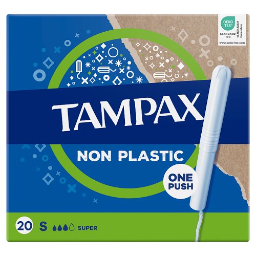 Tampax Blue Super 20ct SRP pack shot