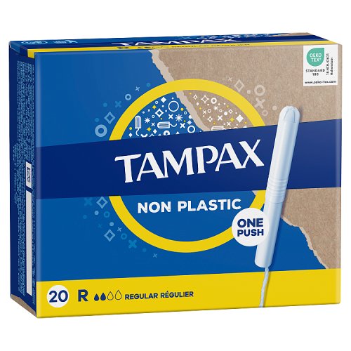 Tampax Blue Regular 20ct SRP pack shot