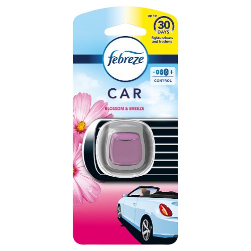 Febreze Car Clip Single Blossom and Breeze pack shot