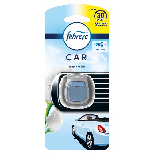 Febreze Car Clip Single Cotton pack shot