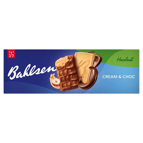Bahlsen Leibniz Hazelnut Cream & Chocolate 100g pack shot