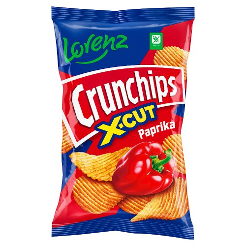 Lorenz Crunchips X-Cut Paprika 130g pack shot
