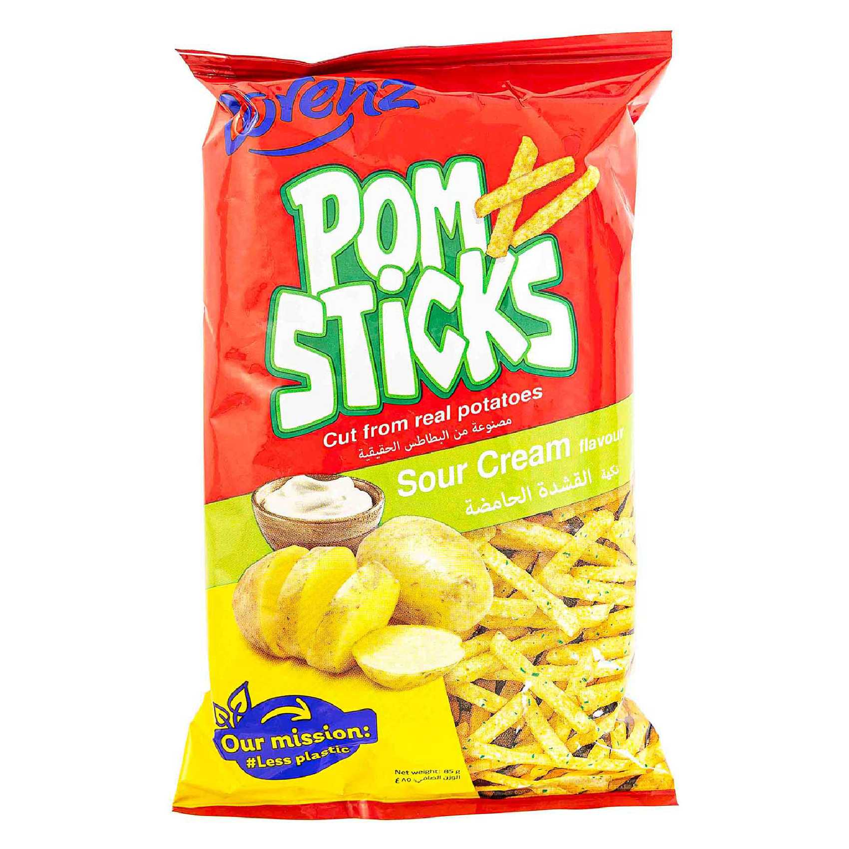 Lorenz Pomsticks Salted 85g pack shot