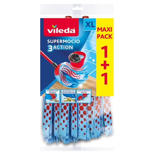 Vileda Supermocio Refill Twin Pack pack shot