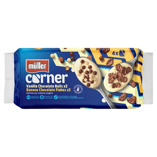 MULLER CORNER CRUNCH 4PK pack shot