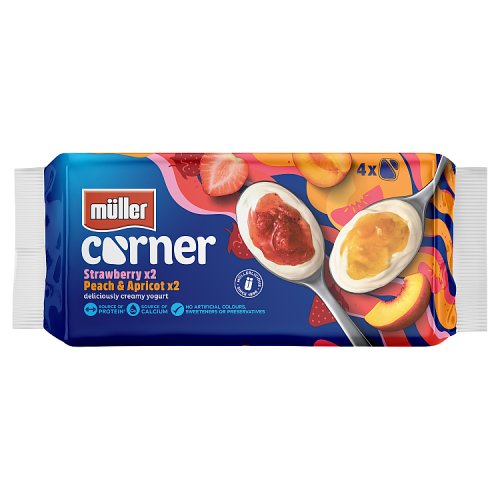MULLER CORNER FRUIT 4PK pack shot