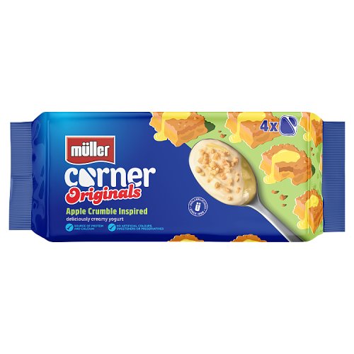 MULLER CORNER APPLE CRUMBLE 4PK pack shot