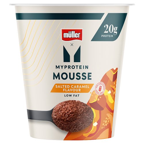 MULLER X MYPROTEIN SALTED CARAMEL MOUSSE pack shot
