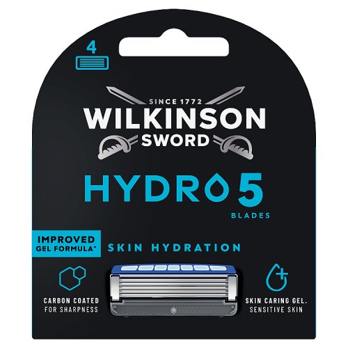 Wilkinson Sword Hydro 5 Blades 4's pack shot