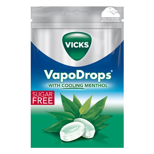 Vicks Vapodrops Eucalyptus Sugarfree 72g pack shot