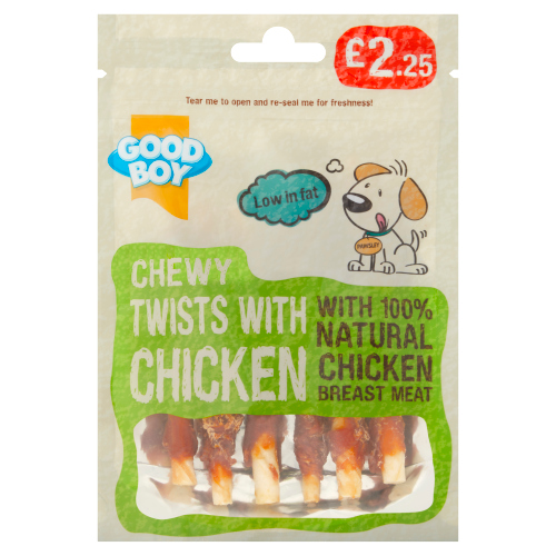 Good Boy Chicken Twist 70g PMP pack shot