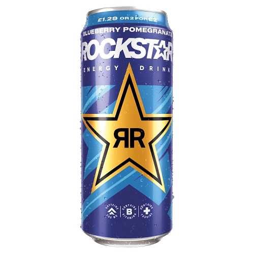 Rockstar Xdurance Blue/Pom 500ml PMP pack shot