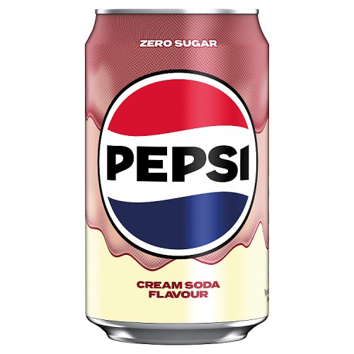 Pepsi Cream Soda 330ml pack shot