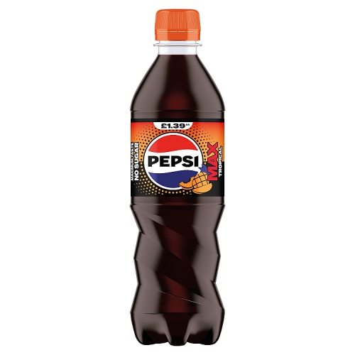 Pepsi Max Cherry 500ml PMP pack shot