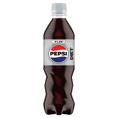 Pepsi Diet PET 500ml PMP pack shot