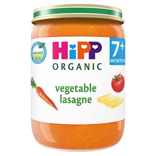 Hipp Organic Vegetable Lasagne 7m 190g pack shot