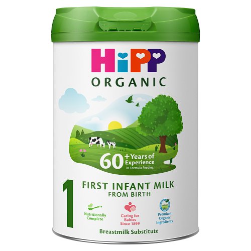 HiPP Organic 1 First Infant Baby Milk Powder Formula, From Birth, 800g - H1 pack shot
