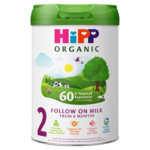 HiPP Organic 2 Follow on Baby Milk Powder Formula, From 6 Months, 800g - H1 pack shot