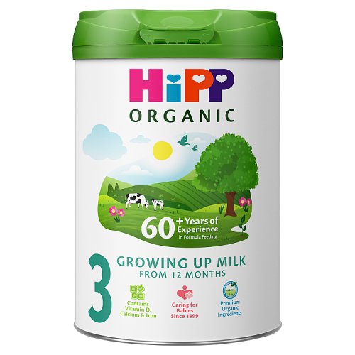 HiPP Organic 3 Growing up Baby Milk Powder Formula, From 12 Months, 800g - H1 pack shot