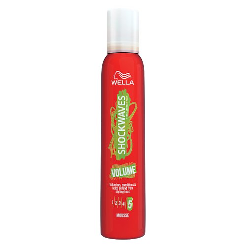 Shockwaves Heat Defence Mousse Volume 200ml pack shot