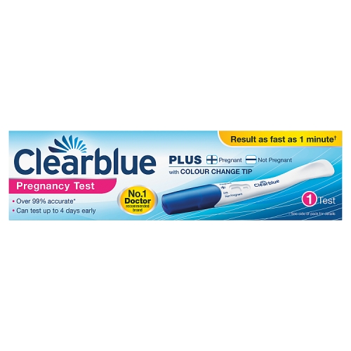 Clearblue Visual Rapid Pregnancy Test 1ct pack shot