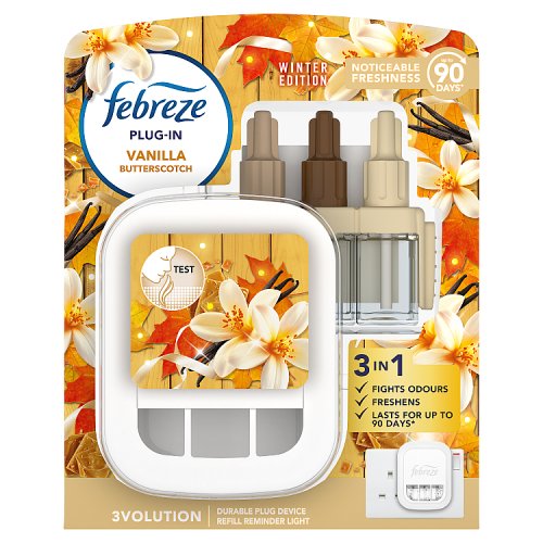 Febreze 3Volution Starter Kit Vanilla & Magnolia pack shot