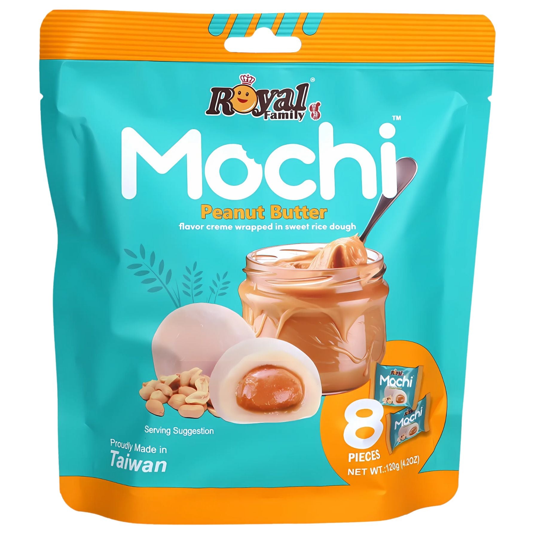 Mochi Peanut Butter 120g pack shot