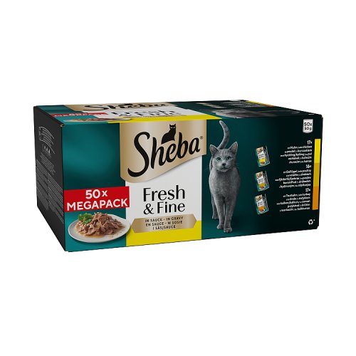 Sheba Multip. Gefluegel Ausw 50g pack shot