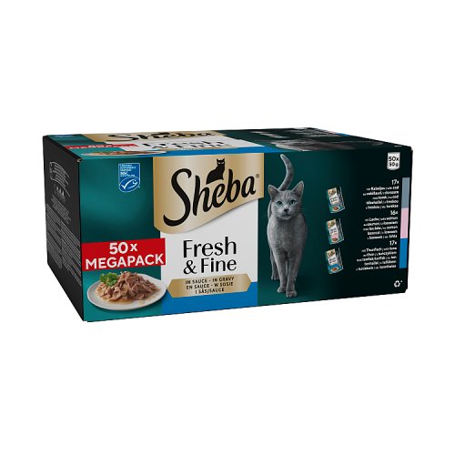 Sheba F&F Lachs/Thun/Kabelja 2500g pack shot