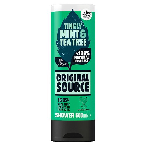 Original Source XL Shower Gel Mint Tea Tree 500ml pack shot