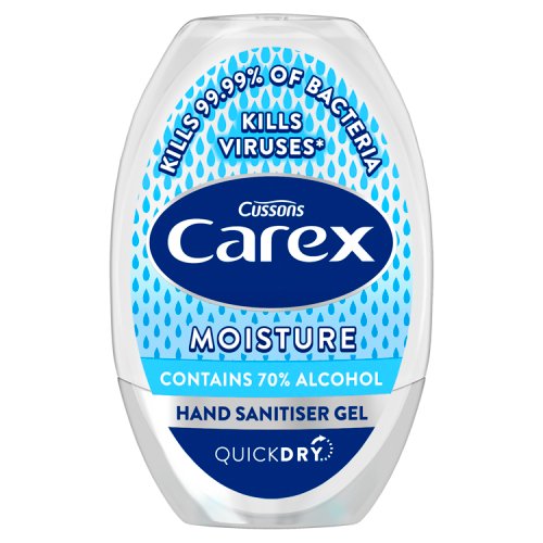 Carex Hand Gel 50ml Moisture pack shot