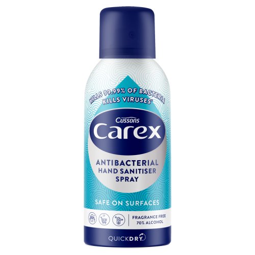 Carex Anti-Bacterial Hand and Surface Sanitiser 100ml pack shot