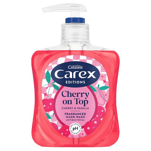 Carex Handwash 250ml Cherry On Top Handwash pack shot