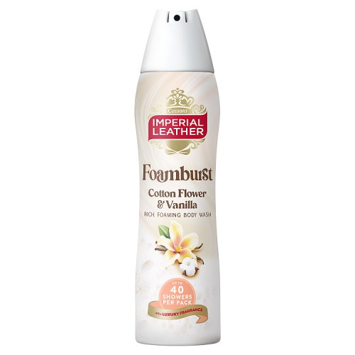 Imperial Leather Foamburst 200ml Cotton Flower & Vanilla pack shot