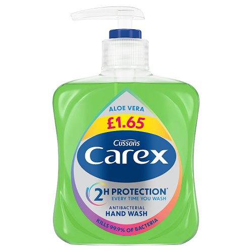 Carex Handwash Aloe PMP 1.49 pack shot