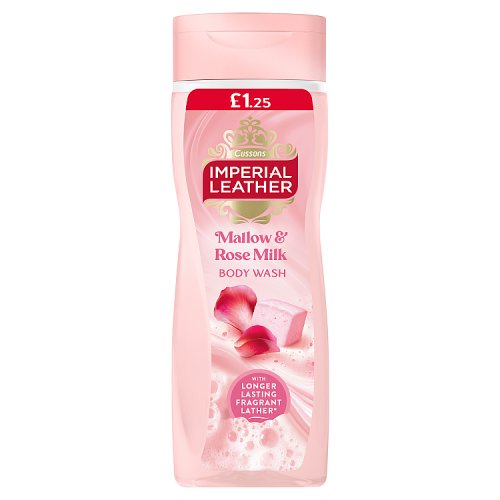 Imperial Leather Bodywash Mallow & Rose Milk 6x235ml PMP £1.25 pack shot