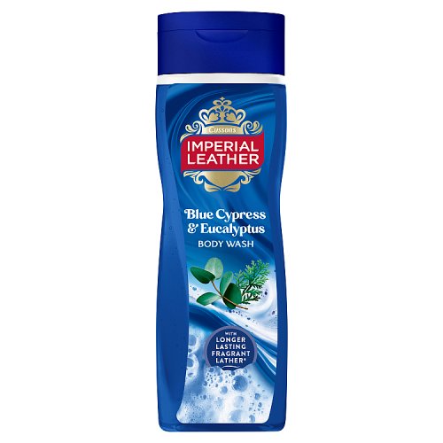 Imperial Leather Body Wash 480ml Blue Cypress & Eucalyptus pack shot