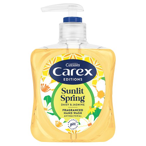 Carex Anti-Bacterial Hand Wash Sunlit Spring Daisy & Jasmine 250ml pack shot