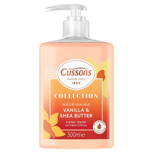 Creations Hand Wash 500ml Vanilla & Shea Butter pack shot
