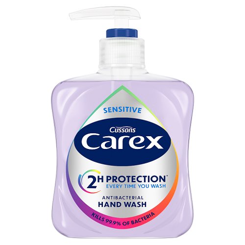 Carex Handwash 250ml Sensitive pack shot