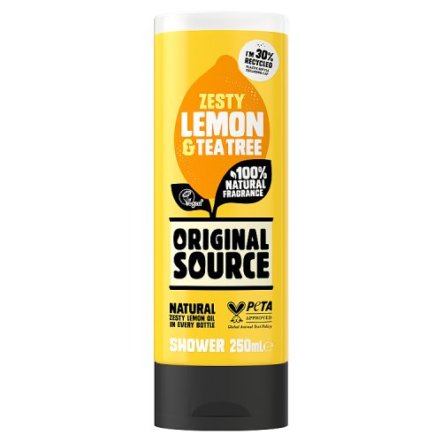 Original Source Shower Gel 250ml Lemon Tea Tree pack shot