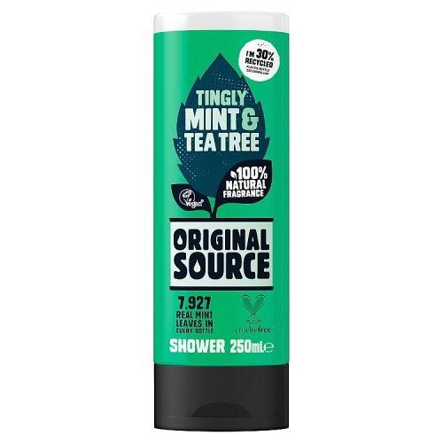 Original Source Shower Gel 250ml Mint Tea Tree pack shot