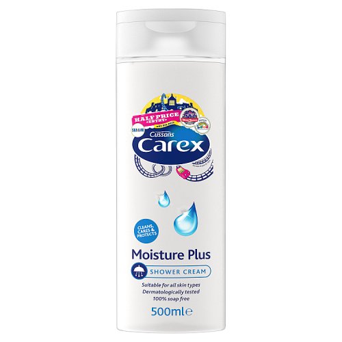 Carex Shower Gel 500ml Moisture Plus pack shot