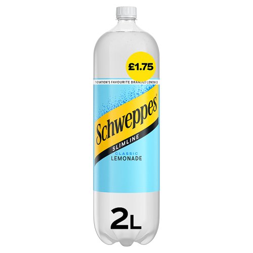 Schweppes Lemonade Diet PM £1.75 2Ltr pack shot