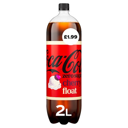 Coke Zero Cherry Float 2Ltr PMP pack shot