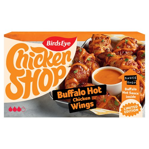 BIRDS EYE CHICKEN SHOP BUFFALO CHICKEN WINGS pack shot