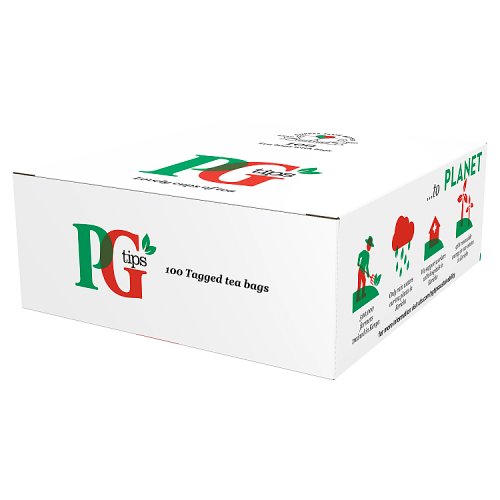 PG Tips Tagged Tea Bags (100) pack shot