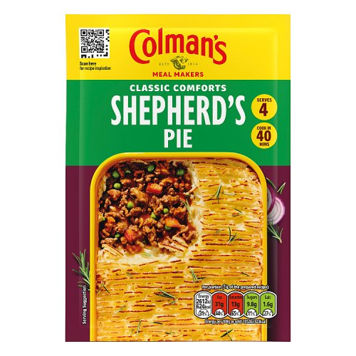 Colmans Sauce Mix Shepherds Pie 16x50g pack shot