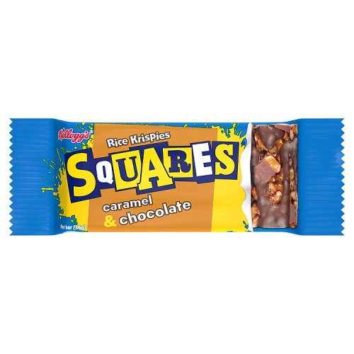 Rice Krispie Squares Caramel & Chocolate 36g pack shot