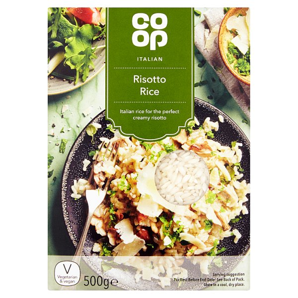 Co Op Italian Risotto Rice 500g pack shot